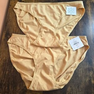 CORE Bikini Cut Underwear - Size XL - Coffee (2-Pack) - NWT